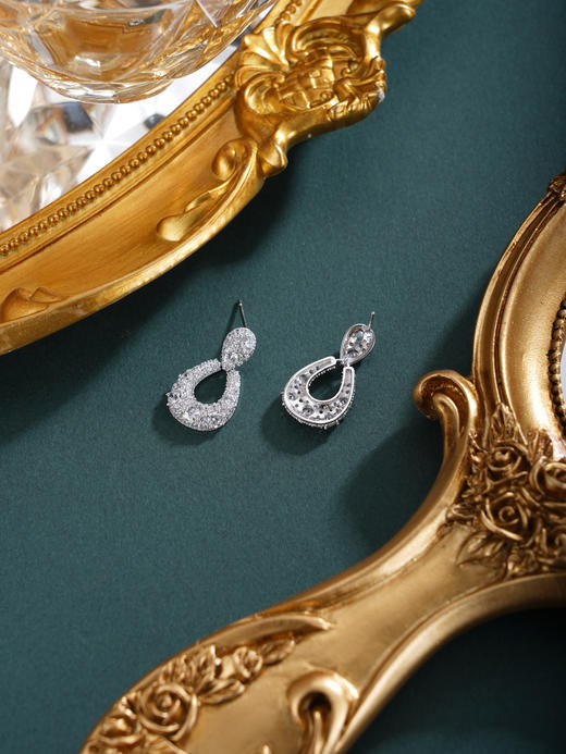 子佩集【冰雪狂想】银S925耳环【YEH-2474101X】时尚水滴2601 商品图3