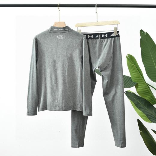 UA安德玛舒绒半高领保暖内衣套装强势来袭, 适合男士打底健身内穿百搭款式！ 商品图4