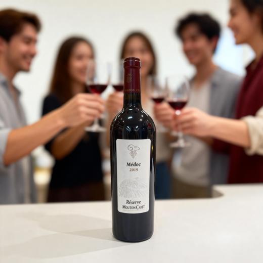 木桐嘉棣珍藏梅多克干红葡萄酒 商品图1