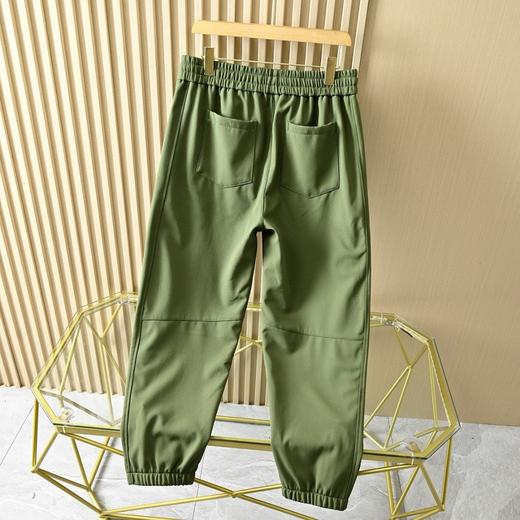 春秋季新款复合加绒加厚虎头刺绣防泼水机能工装裤宽松束脚长裤！！ 商品图5