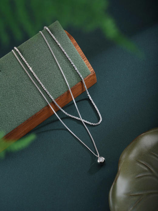 子佩集【明媚微光】银S925套链【FYL-1883101】项链时尚双层2601 商品图2