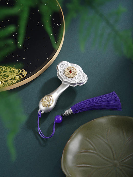 子佩集【如意顺遂】银S999手把件【HS011】如意可转动原创作品2601 商品图8