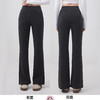 【轻塑微喇裤】「春季上新」新款女装曼巴棉高腰显瘦休闲阔腿微喇女裤 商品缩略图3