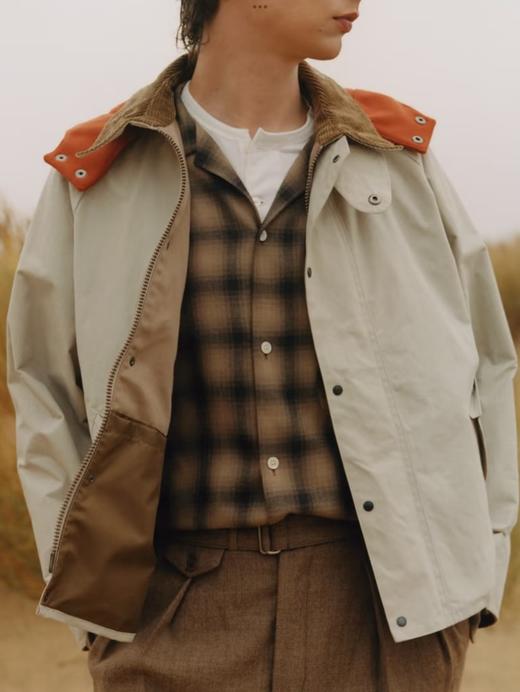 一店d  𝐁𝐚𝐫𝐛𝐨𝐮𝐫&𝐊𝐚𝐩𝐭𝐚𝐢𝐧联名夹克 重新定义了“可玩性” 真的太酷了！英伦经典与日式户外美学的惊艳碰撞绝对是时尚圈的又一大经典传奇 商品图1