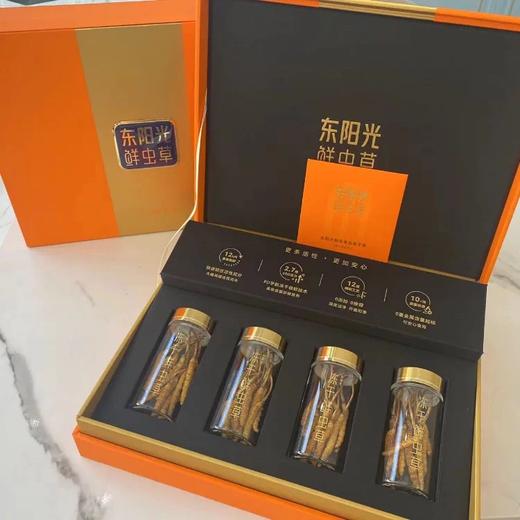 东阳光冬虫夏草冻干鲜虫草高档礼盒20克 商品图1