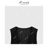 04-1潘依绣丁丁宠粉气质压褶复古高级感V领无袖马甲Q17039 商品缩略图2
