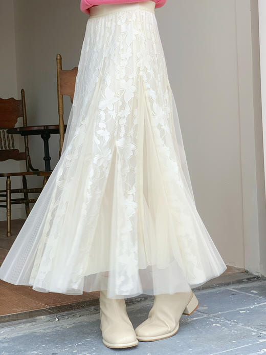 【百图lulu】【蝴蝶花半裙】蝴蝶印花  花洒 裙摆半裙 商品图9