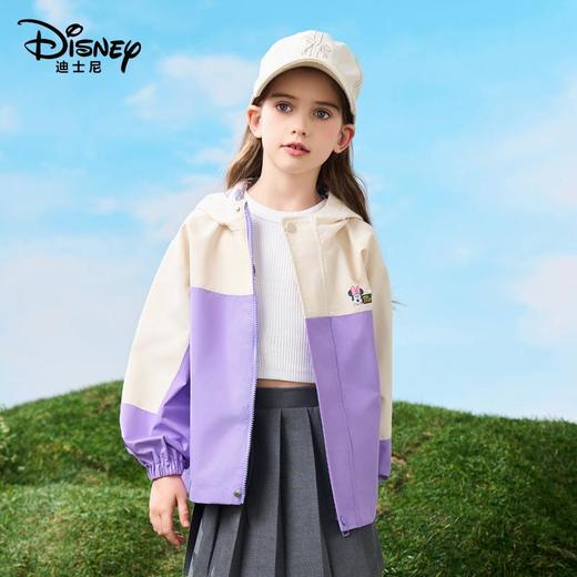 迪士尼儿童双面穿外套冲锋衣春秋款三防连帽韩系儿童宽松外套 商品图3