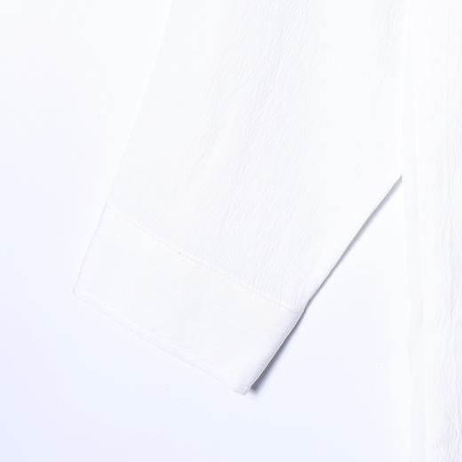 SDSA男装2026新款高贵轻奢新中式复古纯色长袖衬衫百搭宽松衬衣 商品图3