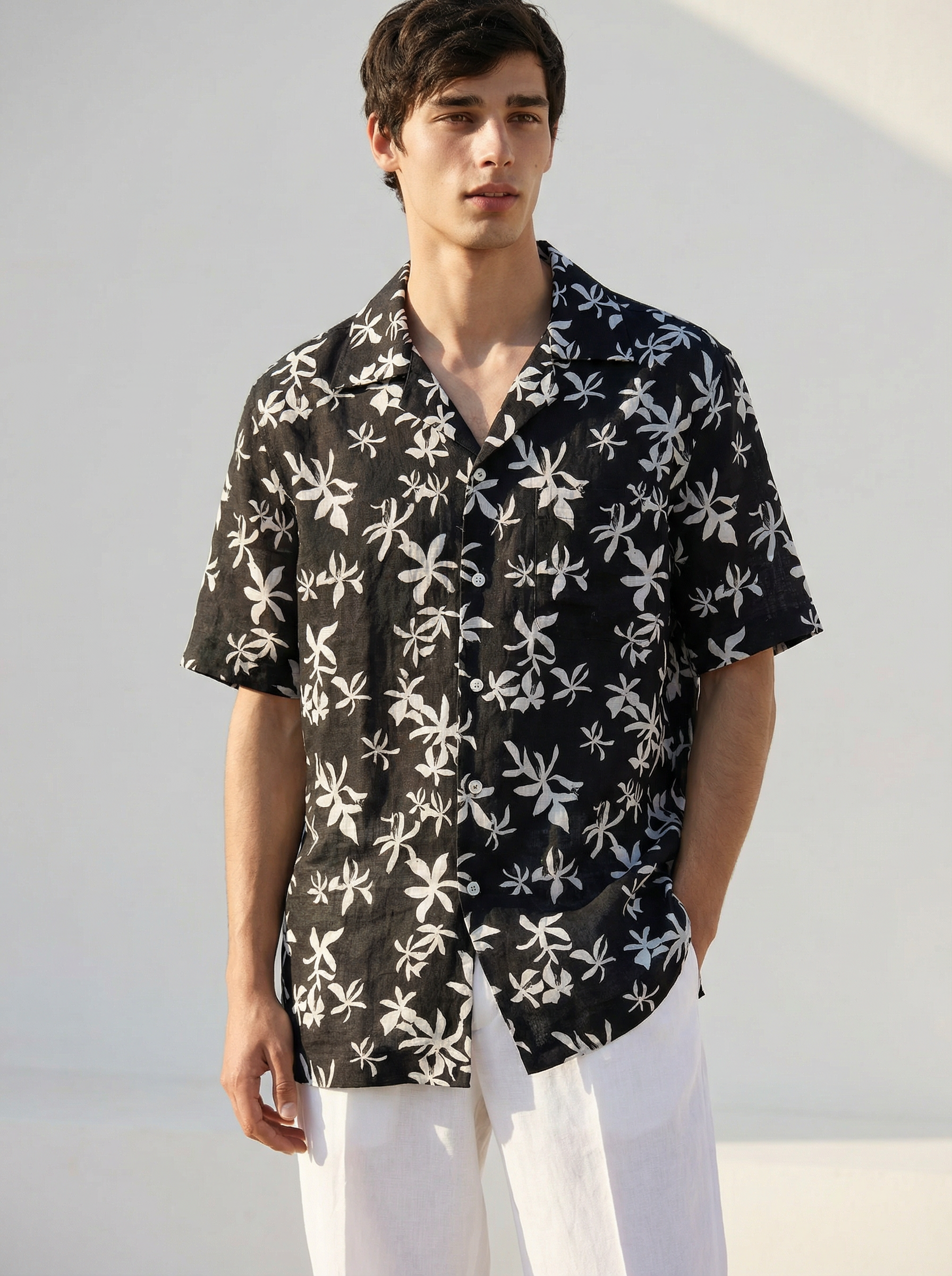 「52款可选」Flamenco 法国亚麻印花意式工艺衬衫