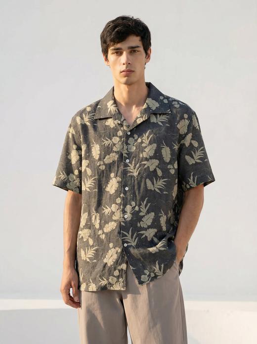 「52款可选」Flamenco 法国亚麻印花意式工艺衬衫 商品图4