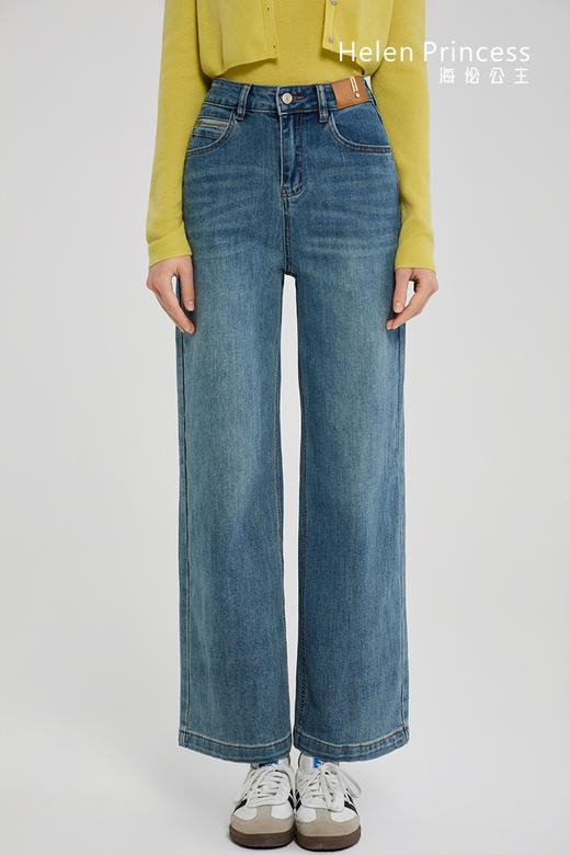阔腿牛仔裤 商品图0
