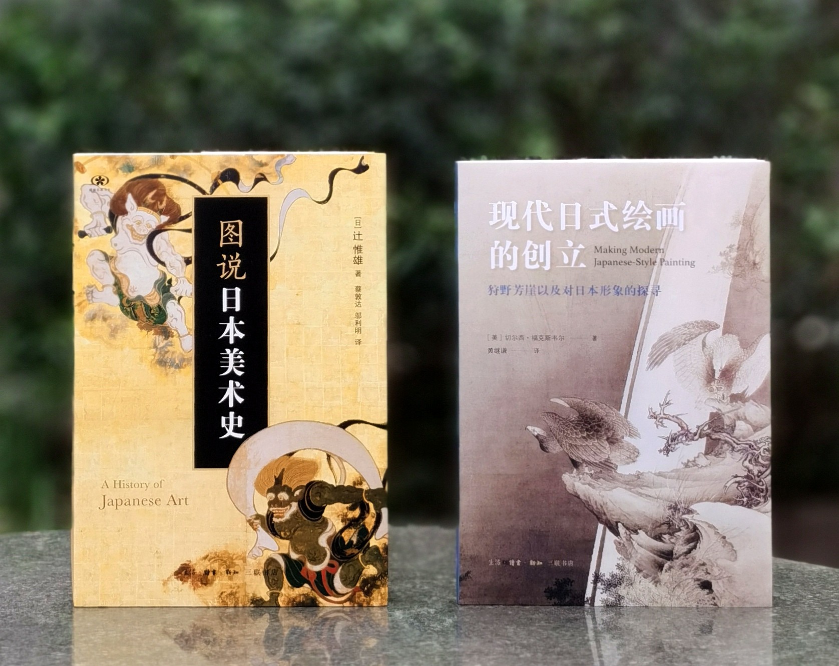 【特惠】《图说日本美术史》+《现代日式绘画的创立》，16开，平装，[日]  [日] 辻惟雄等著，三联书店2021年3印/2022年一印，两册总定价：210元，合售价：73元。