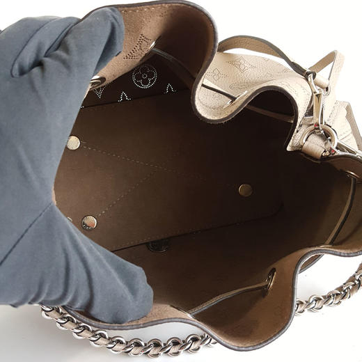 【95新】LV路易威登BELLA 手袋M57201大象灰镂空月光女神Bella水桶包单肩包女士020226AK21 商品图9