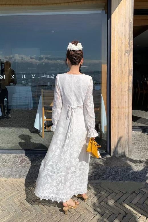 SUMMER & SAGE 浪漫度假风镂空花边仙气连衣裙 22370 商品图5