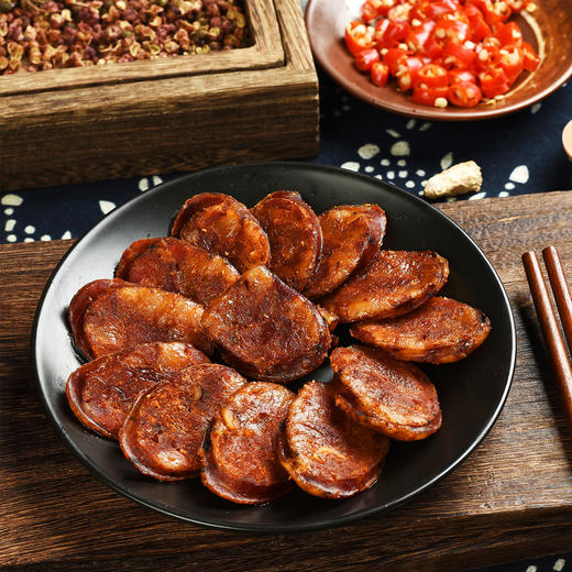 玺丰收川味香肠500g/盒 商品图1