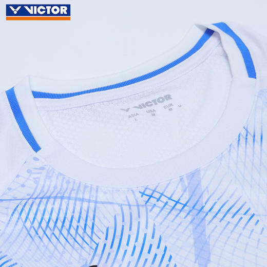 VICTOR威克多羽毛球服透气轻薄速干短袖比赛训练短袖T-60015 商品图1