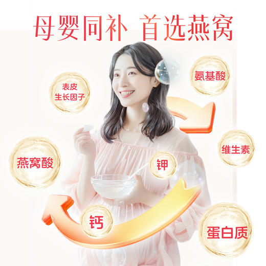 金秀儿正品马来西亚进口干盏燕窝滋补品适合女人备孕孕妇可用鲜炖煮即食 商品图1