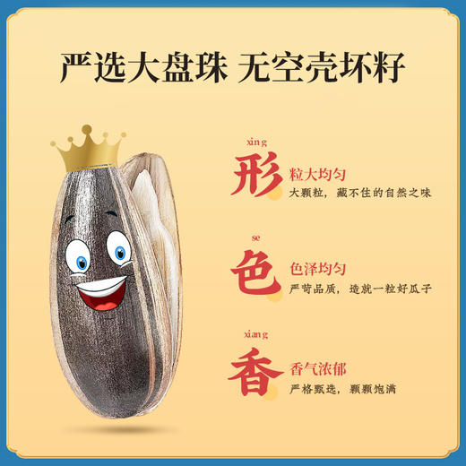 内蒙古黄金产区手剥大颗粒原味葵花籽500克 无任何添加 商品图3