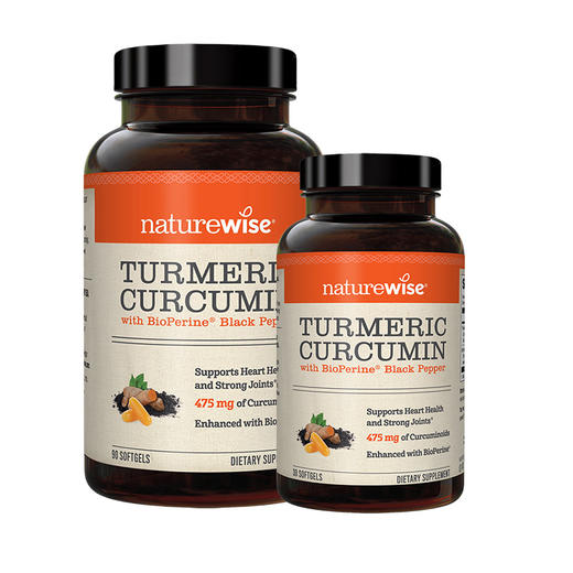 Naturewise牌黑胡椒姜黄素液体胶囊30粒/90粒 商品图0