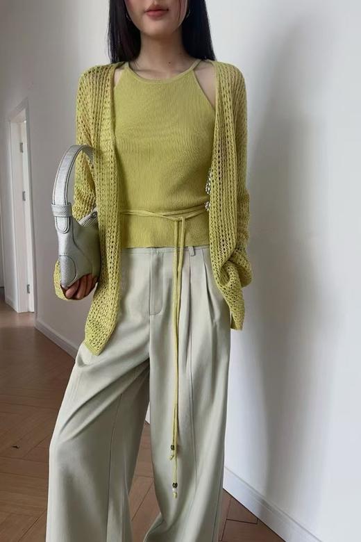 LNNNS 镂空针织披肩吊带透气两件套 22356 商品图0