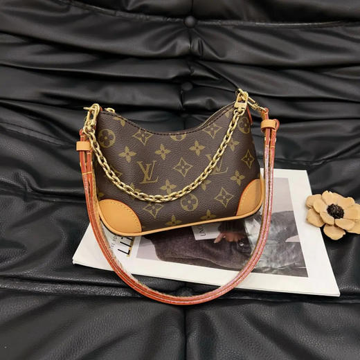 LV boulogne 老花 mini 黄牛角 斜挎包 商品图0