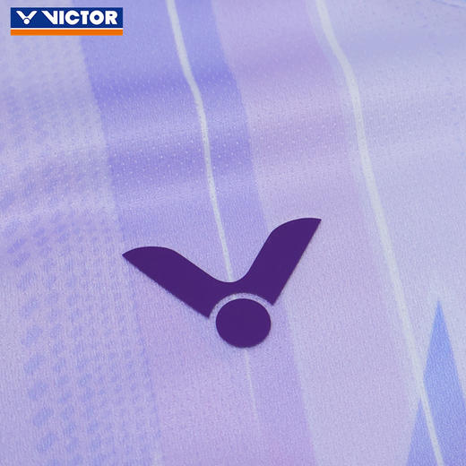VICTOR威克多胜利羽毛球服球星大赛服推广版男女款透气速干T-60002TD 商品图4