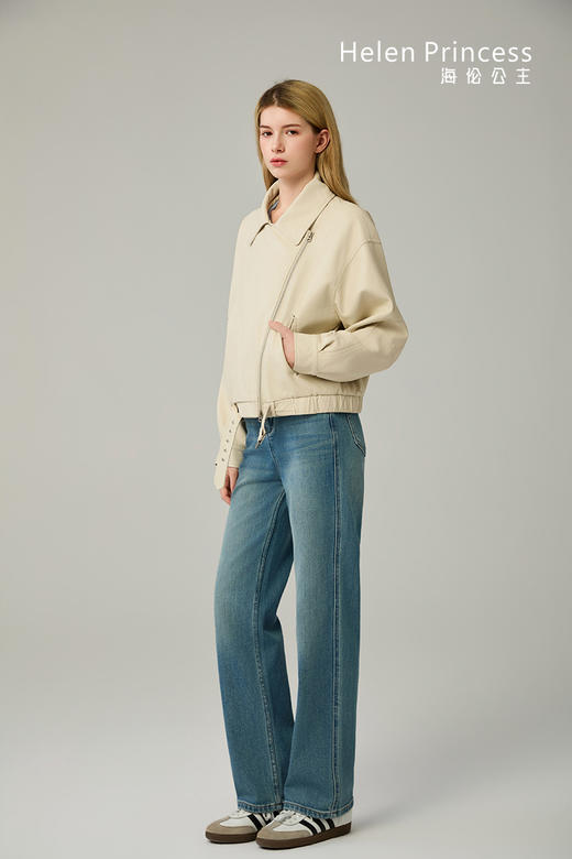 机车风腰带PU皮衣 商品图3