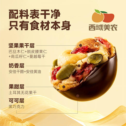 西域美农无花果奶酪球138g/盒 坚果巧克力 商品图1