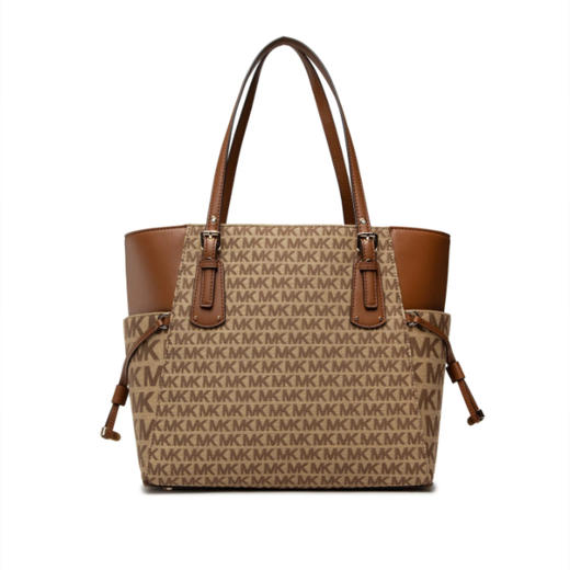 196163324982 迈克高仕MICHAEL KORS MK Voyager系列老花单肩包托特包【下长30，上长38）x28x13cm】 商品图1