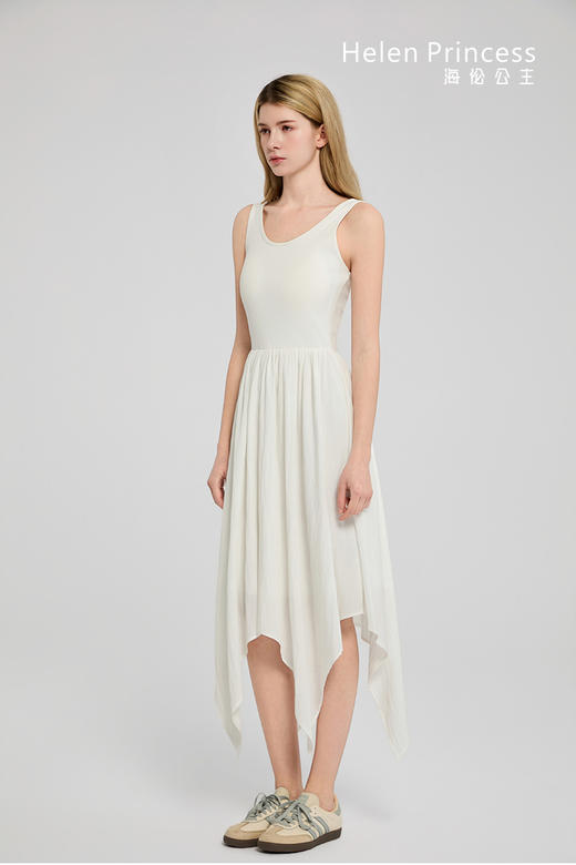 度假风不规则下摆背心裙 商品图8