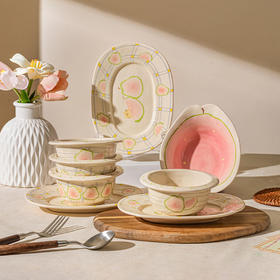 摩登主妇釉下彩餐具饭碗家用2026新款餐盘子特别漂亮的小碗酸奶碗