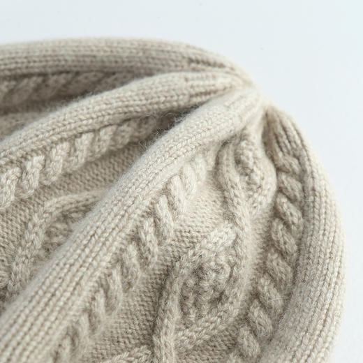 PALUOPO/PL 100%山羊绒羊绒帽子ET20039R-B约重80g 配饰帕罗 商品图10