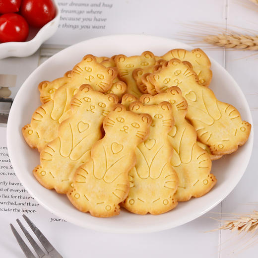 【49.9到手三盒❗黄油猫酪曲奇饼干】甄选品质原料制作，浓浓芝士黄油香，醇香酥脆好滋味，曲奇饼干芝士薄脆，早餐代餐下午茶点心小吃休闲零食礼盒L 商品图3