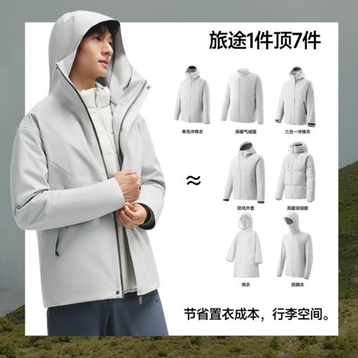 【春上新】【7折】6楼蕉下男士气绒冲锋衣（常规款、高暖内胆）LS104吊牌价1299折后价909.3 商品图4