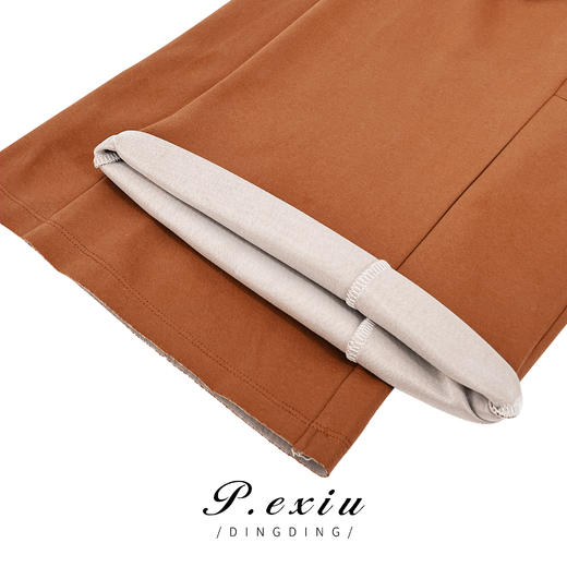 A008潘依绣丁丁宠粉PanYiXiu/潘依绣新款极简风抽绳阔腿宽松休闲卫裤 K6705 商品图3