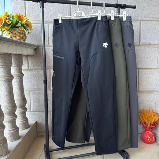 F020246男子内里摇粒绒梭织运动软壳长裤休闲裤 商品图1