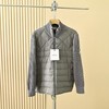 F020230男款针织立领毛衣羽绒拼接连帽羽绒服 商品缩略图8