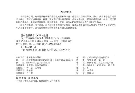电力营销现场作业安全指导手册 商品图3