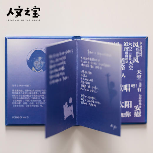 【人文之宝】文学家系列·书型冰箱贴（海子） 商品图3