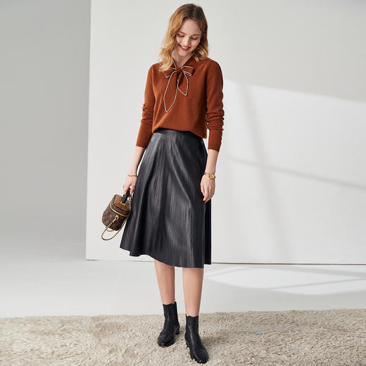 【咕咕同款】PALUOPO/PLV领女衫ET20283R-C/约重238g帕罗 商品图12