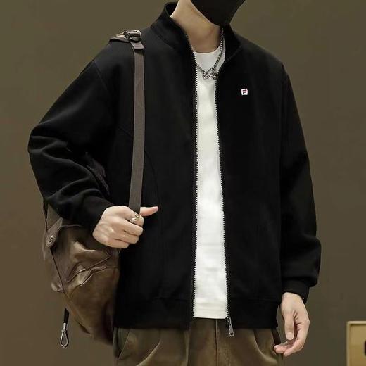 F020225春秋季短款棒球领宽松工装夹克外套 商品图7