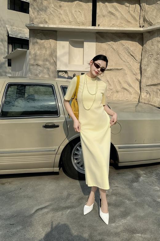 Kai & Kiera 明亮气质简约优雅连衣裙 22393 商品图4