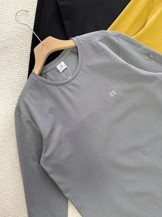 F020241春款2026户外长袖T恤男士防晒UPF50+热压圆领上衣 商品图1