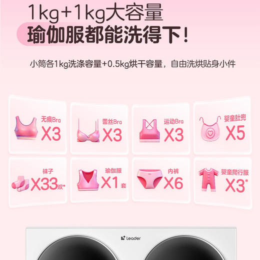统帅（Leader）洗衣机 XQGL125-MHBDE699WU1 商品图11