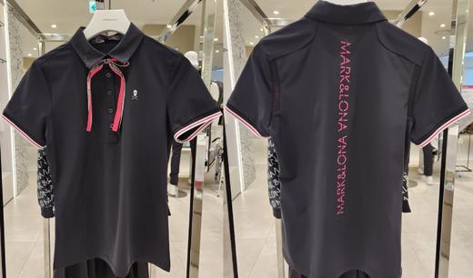 M&L家新款女士撞色领结短袖上衣来啦~高品质版本❗️牛🐂货！客供原版面料,颜色细节💯！美式复古腔调拉满的一款polo衫！显年轻还不挑身材! 双层蝴蝶结领结非常显脸小，撞色色彩搭配火候掌握刚好！ 商品图2