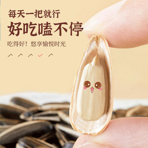 内蒙古黄金产区手剥大颗粒原味葵花籽500克 无任何添加 商品图2