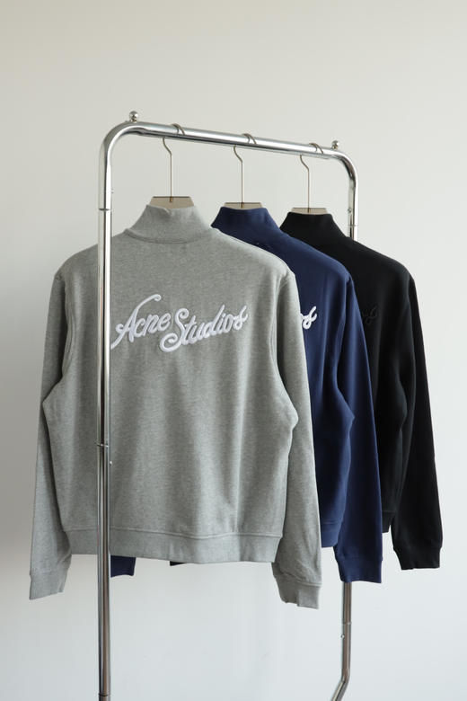 @cne Stud1os 男女同款 刺绣徽标纯色拉链卫衣外套 WT967 商品图5