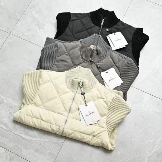 F020230男款针织立领毛衣羽绒拼接连帽羽绒服 商品图5