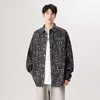 F020222春秋港风宽松印花字母宽松工装长袖衬衣 商品缩略图7
